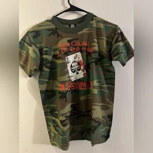 My Chemical Romance camo shirt - never worn - excellent condition - size large